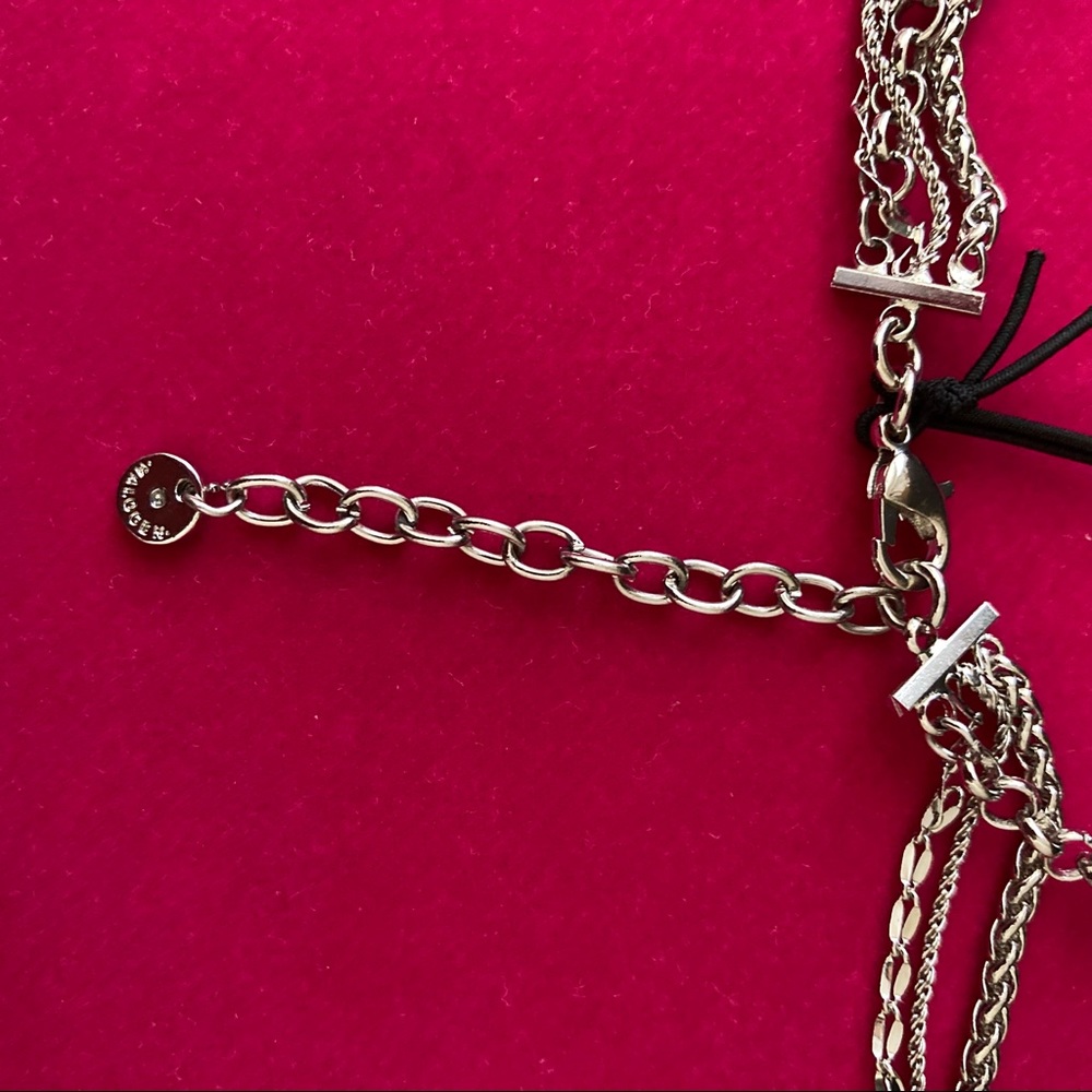 Halogen | Triple Layered Necklace | Silver Tone | Brand New - Picture 6 of 7